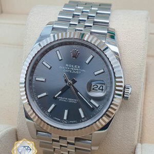 רולקס דייטג'סט לוח אפור דגם 126334 ROLEX DATEJUST