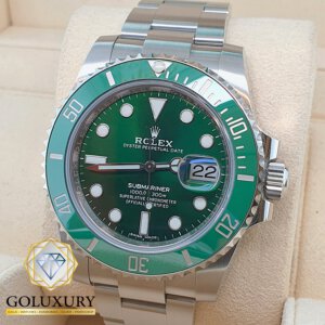 רולקס סאבמרינר ירוק דגם ROLEX SUBMARINER HULK 116610LV