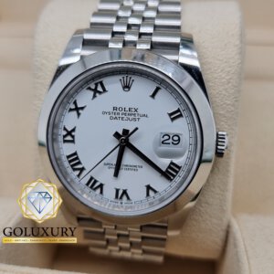 רולקס דייטג'סט תכלת רומי דגם 126300 ROLEX DATEJUST