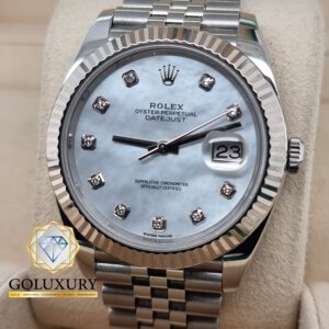 רולקס דייטג'סט לוח פנינה 126334 ROLEX DAYTONA MOTHER OF PEARL DIAL