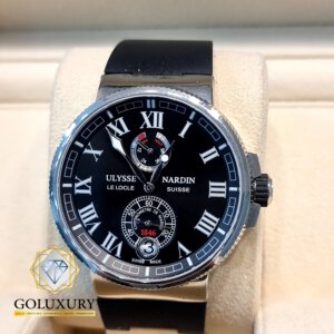 יוליס נרדין מקסי מרין שחור Ulysse Nardin Maxi Marine Diver black dial